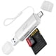 thumbnail image 1 of Lector de tarjetas SD Acer USB C Dual Slots USB 3.0 Type C Plateado, 1 of 9