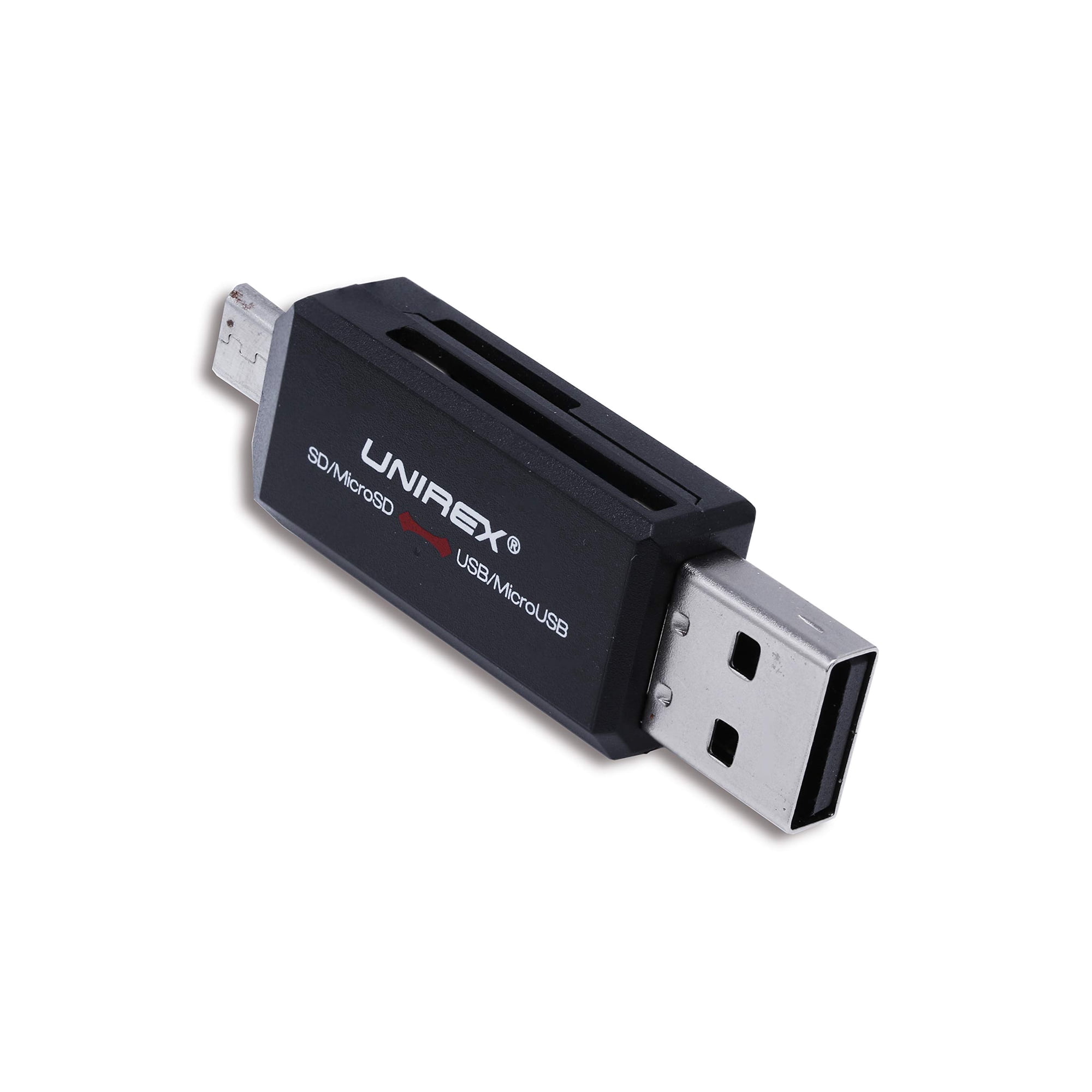 Lector Usb Unirex Msw-001 4 En 1 Para Micro Sd Y Sd
