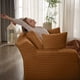 thumbnail image 3 of Oversized Chaise Lounge Chair Indoor, Corduroy Upholstered Modern Sofa Couch,No Assembly Required,Comfy Sleeper Sofa for Living Room,Office, 3 of 3