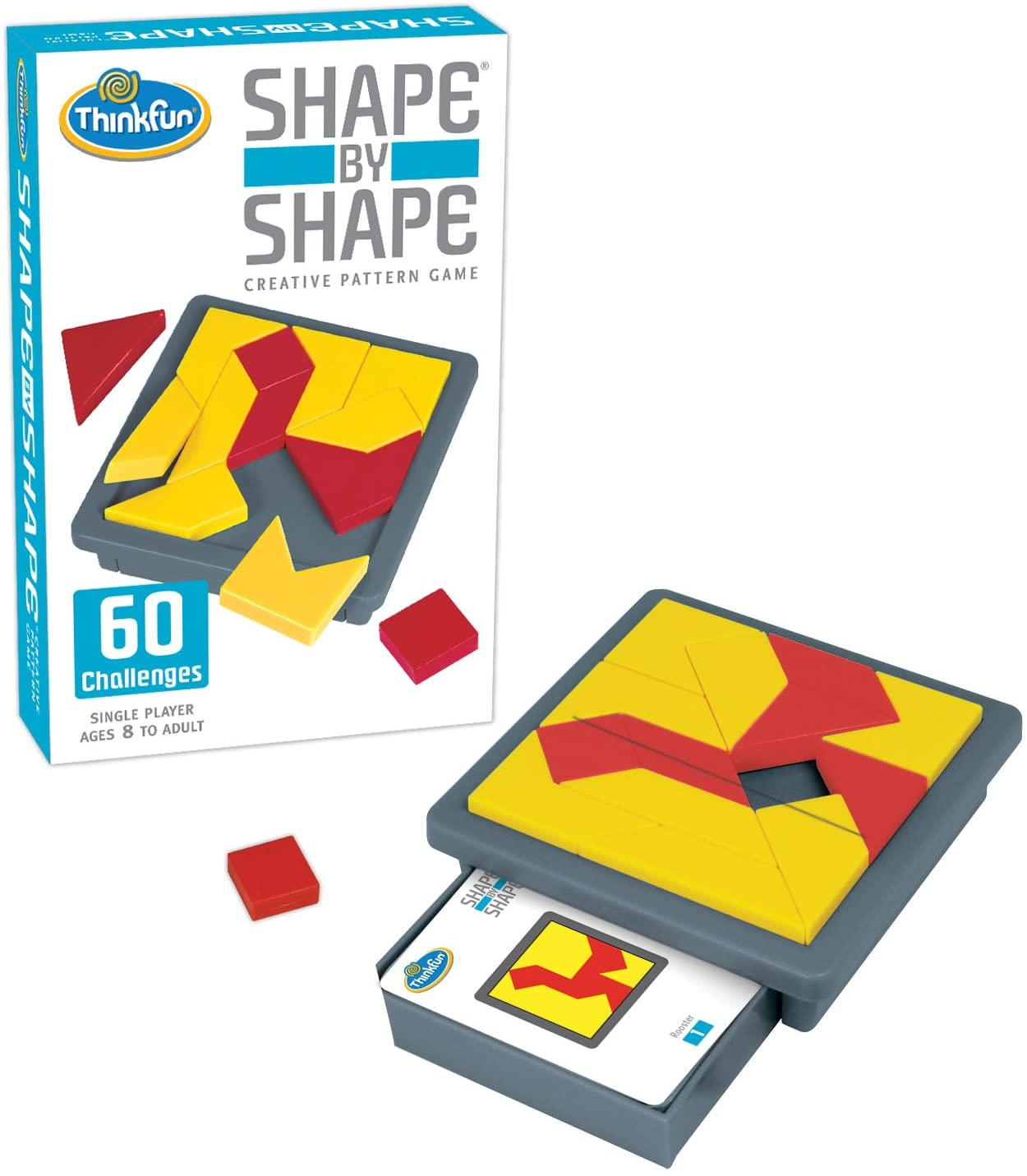 Juego De Lógica Thinkfun Shape By Shape Para Niños De 8 A Adultos