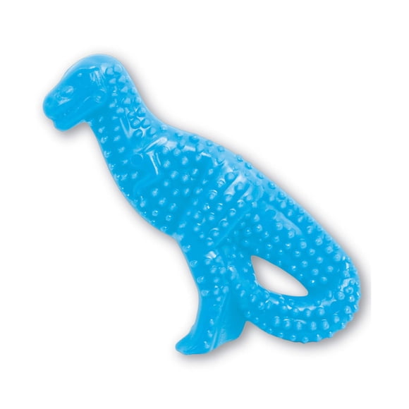 Juguete masticable Nylabone Dental Dinosaur Puppy Power para cachorros