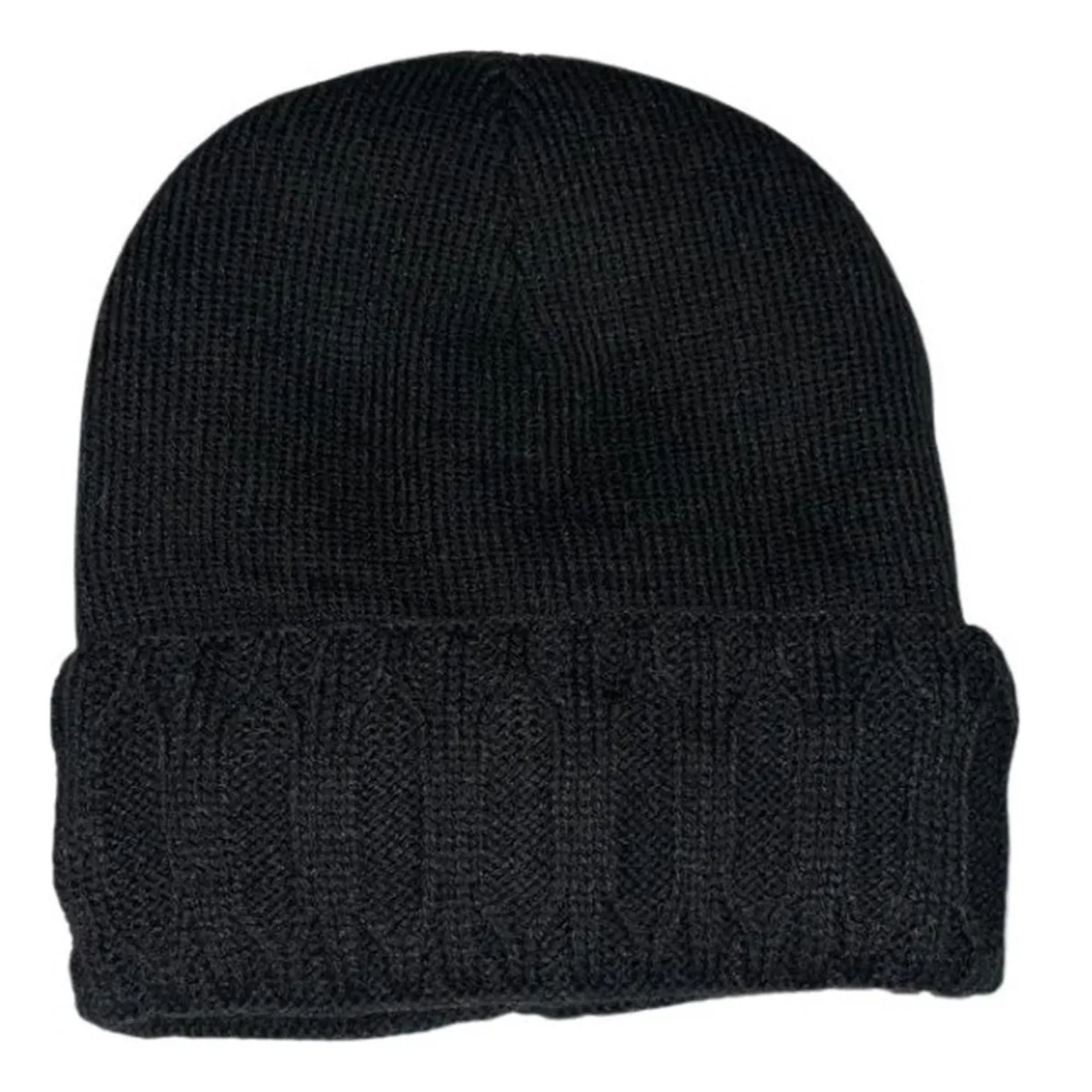 Mercado Ideas - Gorro Beanie Con Doblez Y Tejido Unicolor Para Hombres Y Mujeres Adultos Y Jovenes