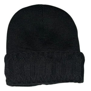 Ekolmac Center - Gorro Beanie Con Doblez Y Tejido Unicolor Forro Chiporro Unisex Jovenes Adulto