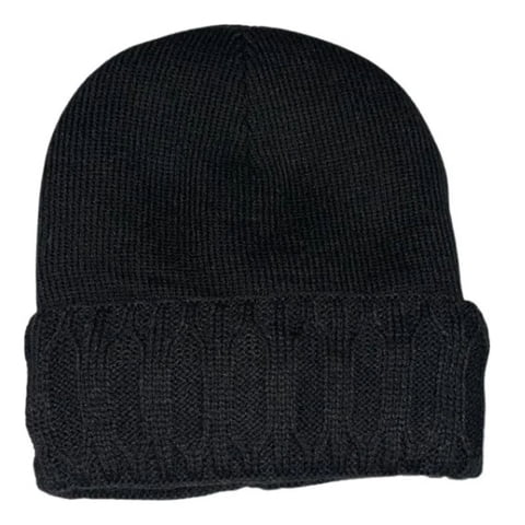 Mercado Ideas - Gorro Beanie Con Doblez Y Tejido Unicolor Para Hombres Y Mujeres Adultos Y Jovenes