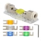 thumbnail image 1 of Portafusibles Mini 120A Anl Con Cable Fusible, Fusible En Línea, Bloque De Fusibles De 12-32V, 1 of 5