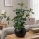 thumbnail image 2 of Planta Artificial Ficus Decorativa Maceta Decoracion Hogar verde, 2 of 9