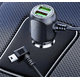 thumbnail image 5 of Cargador de coche para Garmin Nuvi, 2 puertos USB, 12 V/36 V, adaptador de corriente para vehículo, cable mini USB integrado para Garmin GPS Nuvi 200 57LM 67 C255 2539LMT 2597LMT, 5 of 5
