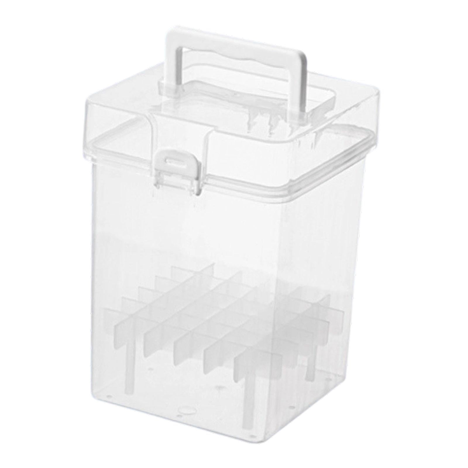 Magideal - Estuche Para Marcadores Con Asa Cómoda Y Ranuras Removibles Organizador De Rotuladores Caja Multipropósito Para Resaltadores Y Recipiente Portátil Pa 36 Ranuras