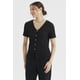 thumbnail image 2 of Polera Mujer Botones Perlas Negro, 2 of 4