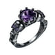 thumbnail image 5 of Accesorios de joyería ahuecados negros de cobre para cumpleaños, cosplay, disfraz y Navidad. SG, 5 of 5