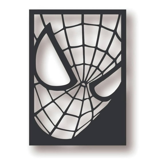 Cuadro Spider-man Decorativo En Madera Mdf