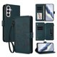 thumbnail image 1 of Funda Cartera Mariposa para [Samsung Galaxy A05s] con Soporte y Cremallera Verde oscuro, 1 of 6