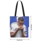 thumbnail image 2 of Kylian Mbappé Bolso de tela con estampado de lienzo para mujer, bolsa de compras reutilizable y estética, con cremallera interior, regalo para mujer, 35 × 40 cm., 2 of 6