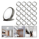thumbnail image 1 of 20 Foco Plafon Led Redondo Sobrepuesto 24w Luz Fria Niquel, 1 of 6