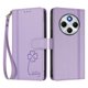 thumbnail image 3 of Funda Cartera Trébol para Xiaomi Redmi 14C 4G con Ranuras Tarjetas y Carga Inalámbrica Morado claro, 3 of 6