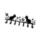 thumbnail image 1 of Soporte Para Llaves De Pared, Gancho Organizador Resistente De Hierro Para Dormitorio, Cocina, Puerta, Gato, 1 of 5
