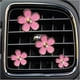 thumbnail image 1 of Cuatro clips de ventilación decorativos para salidas de aire de automóviles, diseño de apariencia de flores, dirección de conversión de 90 °, Ambientador de automóviles para mujeres y niñas, 1 of 5