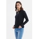 thumbnail image 2 of Polera Mujer Detalle Cuello Escote Negro, 2 of 4