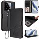 thumbnail image 2 of Carcasa Billetera de Cuero Sintético para Xiaomi 15, Negro, 2 of 6