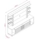 thumbnail image 3 of Estante Home Frizz Gold Titanio Carvalho, 3 of 4