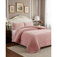 Fei Ya - Cubrecama De Invierno Con Chiporro King Rosa