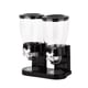 thumbnail image 1 of Dispensador Doble De Mesa Cereal Granos Frutos Secos Negro, 1 of 6