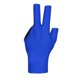 thumbnail image 1 of Guante De Billar De Tres Dedos Antideslizante Mano Izquierda Para Mujeres Hombres Jugando En Interiores Azul, 1 of 5
