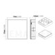 thumbnail image 2 of Panel Led Frameless 22W Neutro 17X17Cm, 2 of 3