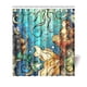 thumbnail image 1 of Divertida y hermosa cortina de ducha de sirena, juego de cortina de baño con ganchos, tamaño 66 x 72 pulgadas, 1 of 3