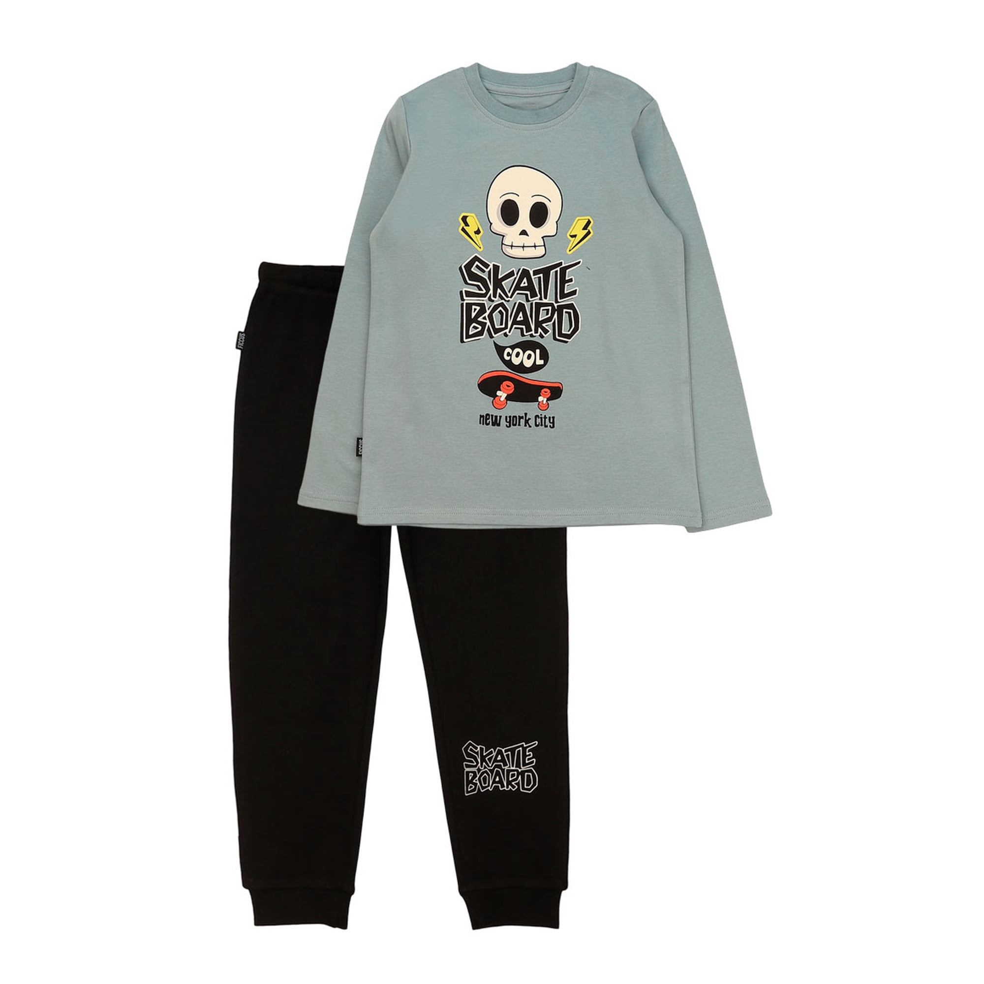 Ficcus - Pijama Kids Niño Algodón Skate
