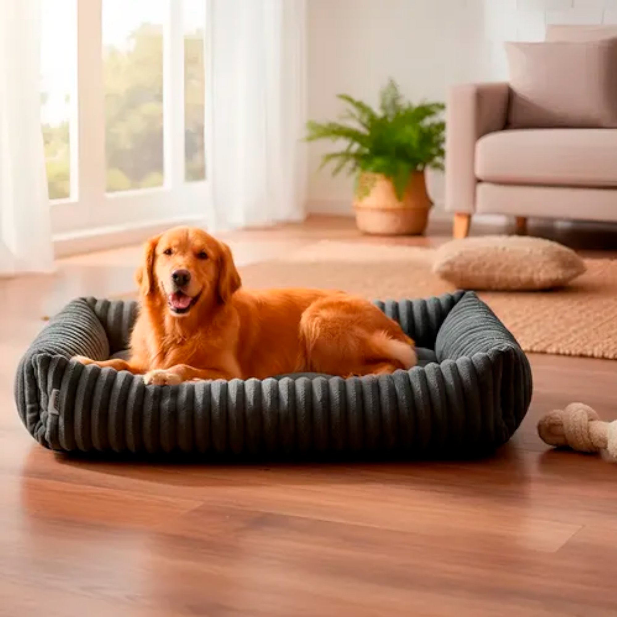 Cama Para Perro Aspor Lavable Antideslizante Y Tela Polar