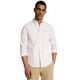 thumbnail image 1 of Camisa Tommy Hilfiger para hombre, manga larga, Oxford, a rayas, rosa, talla M, 1 of 3