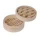 thumbnail image 2 of Vaporera De Bambú, Cesta Para Cocinar, Vaporera De Verduras Para Postres, Verduras Al Vapor, 15cm, 2 of 5