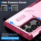 thumbnail image 3 of Funda Resistente para Samsung Galaxy S24 Ultra con Tapa Deslizante y Protección Militar Rosa, 3 of 6