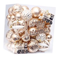 Bothyi - 65 Bolas Navideñas Decorativas, Adornos Artesanales Para Aniversario, Boda, Año Nuevo