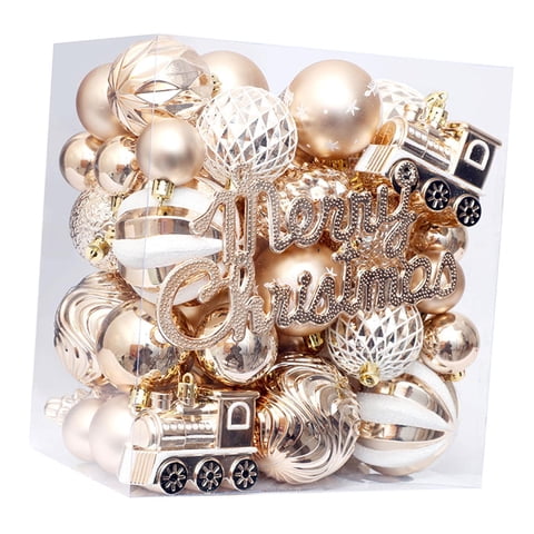 Bothyi - 65 Bolas Navideñas Decorativas, Adornos Artesanales Para Aniversario, Boda, Año Nuevo