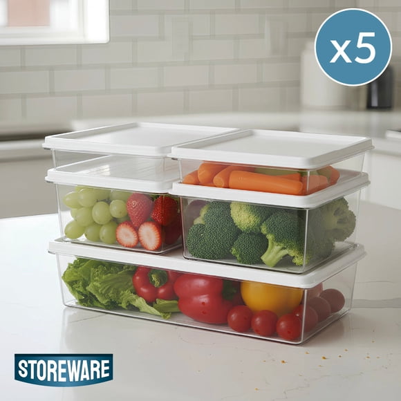 Set Contenedores Refrigerador Congelador 5 Piezas Storeware
