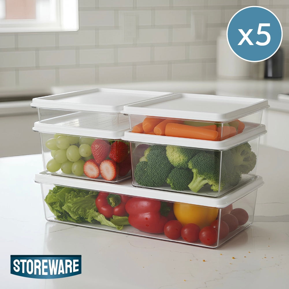 Set Contenedores Refrigerador Congelador 5 Piezas Storeware