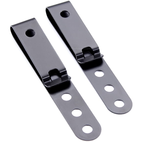Clip Metálico Para Cinturón Modelo 5 Tactical Black De 3 Orificios