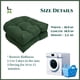 thumbnail image 5 of Cojines para silla LOWEMN impermeables, set de 2, para exterior, verde oscuro, 5 of 5