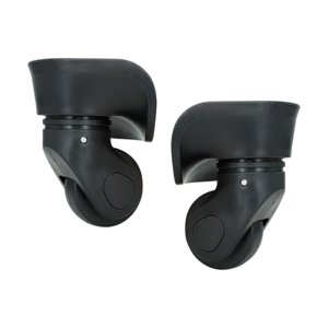 Bothyi - 2 Piezas De Ruedas Para Maletas De Equipaje Silenciosas De Fácil Instalación, Ruedas Negras Para Carrito L