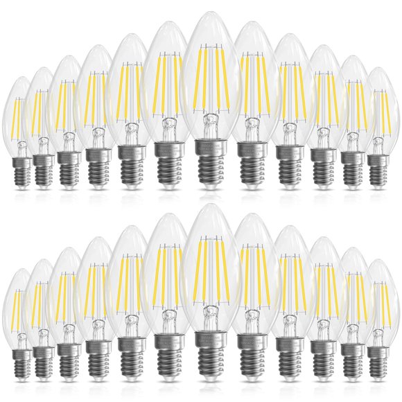 Bombilla LED GvvooHome 4W (equivalente a 40W) Luz Diurna E12