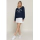 thumbnail image 5 of Sudadera Larga Bordada con Cuello en V y Manga Larga, 5 of 5