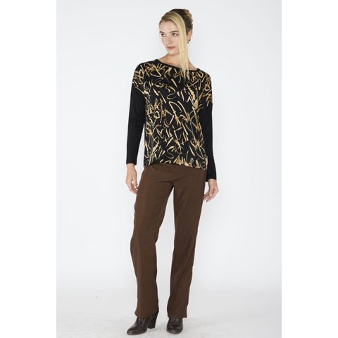 Woman By Eclipse - Polera Maca Negro Negro L