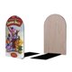 thumbnail image 2 of Las Aventuras de los Osos Gummi Sujetalibros decorativos temáticos, tope para estantería con base antideslizante, uso dual para hogar y oficina - 2 piezas, 2 of 6