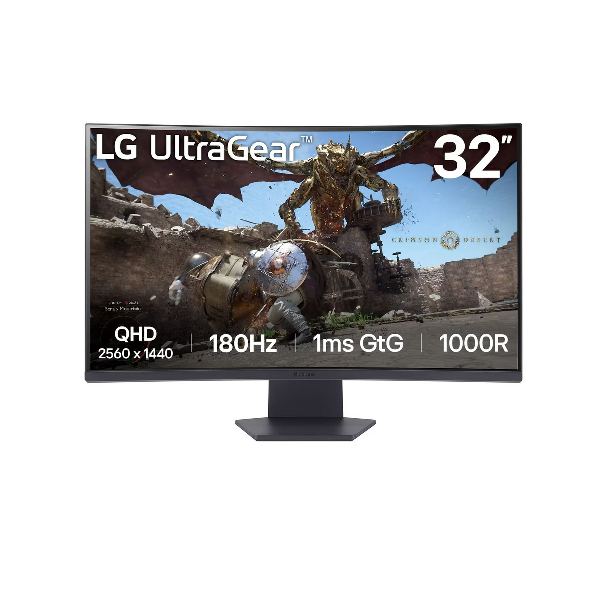 Monitor Gamer Lg Ultragear 32" Curvo Va Qhd Hdr10 180hz 1ms