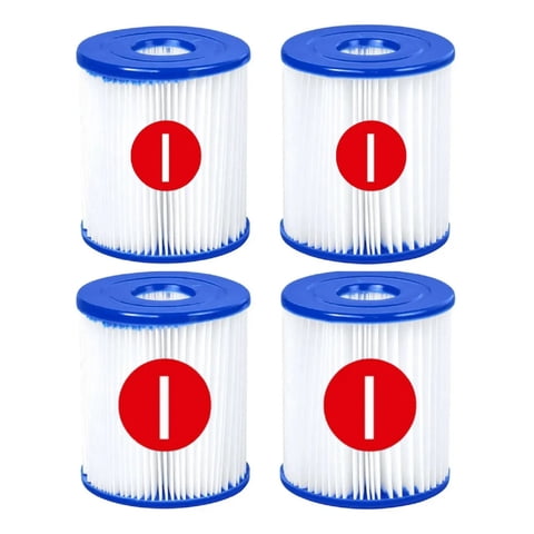 Hidroplanet - Repuesto De Filtro Cartucho Tipo I Pack 4 Unidades