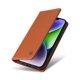 thumbnail image 4 of Funda Billetera de Cuero para iPhone 15 Plus con Tarjetero y Soporte - Tapa Magnética Marrón, 4 of 6