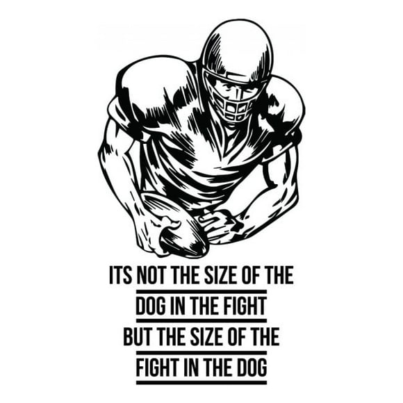 Decomural Fight Of The Dog American Football WS-43037