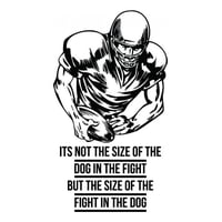 Rienda Libre Graphics - Decomural Fight Of The Dog American Football Ws-43037